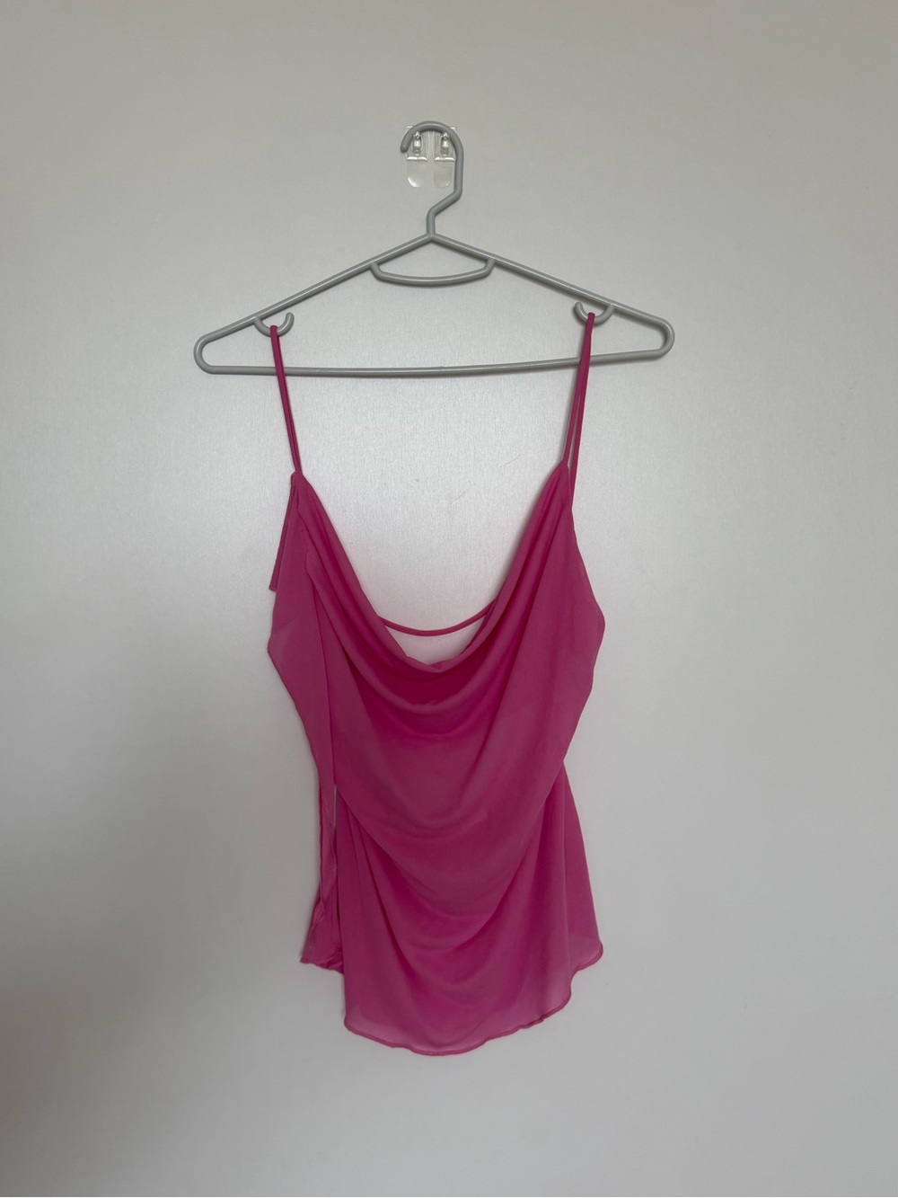 Pull&Bear Draped Cowl Neck Camisole - Pink